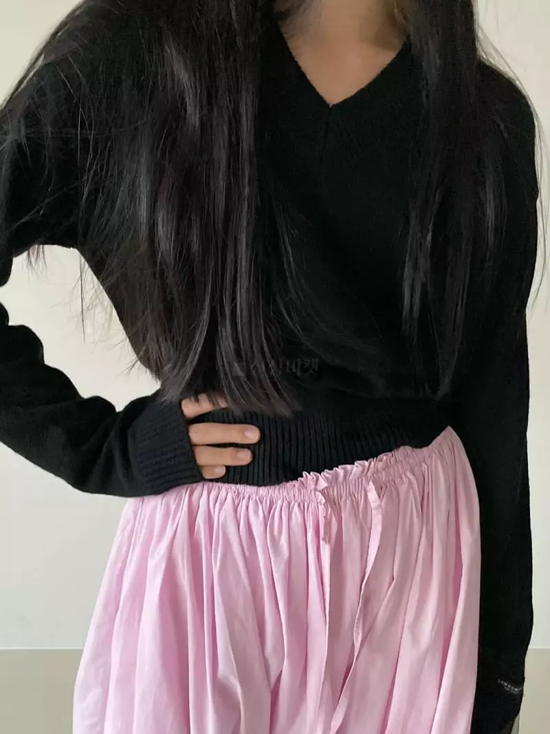 Via - Korean Women Fashion - #womensfashion - Daisy Knit Tee - 10