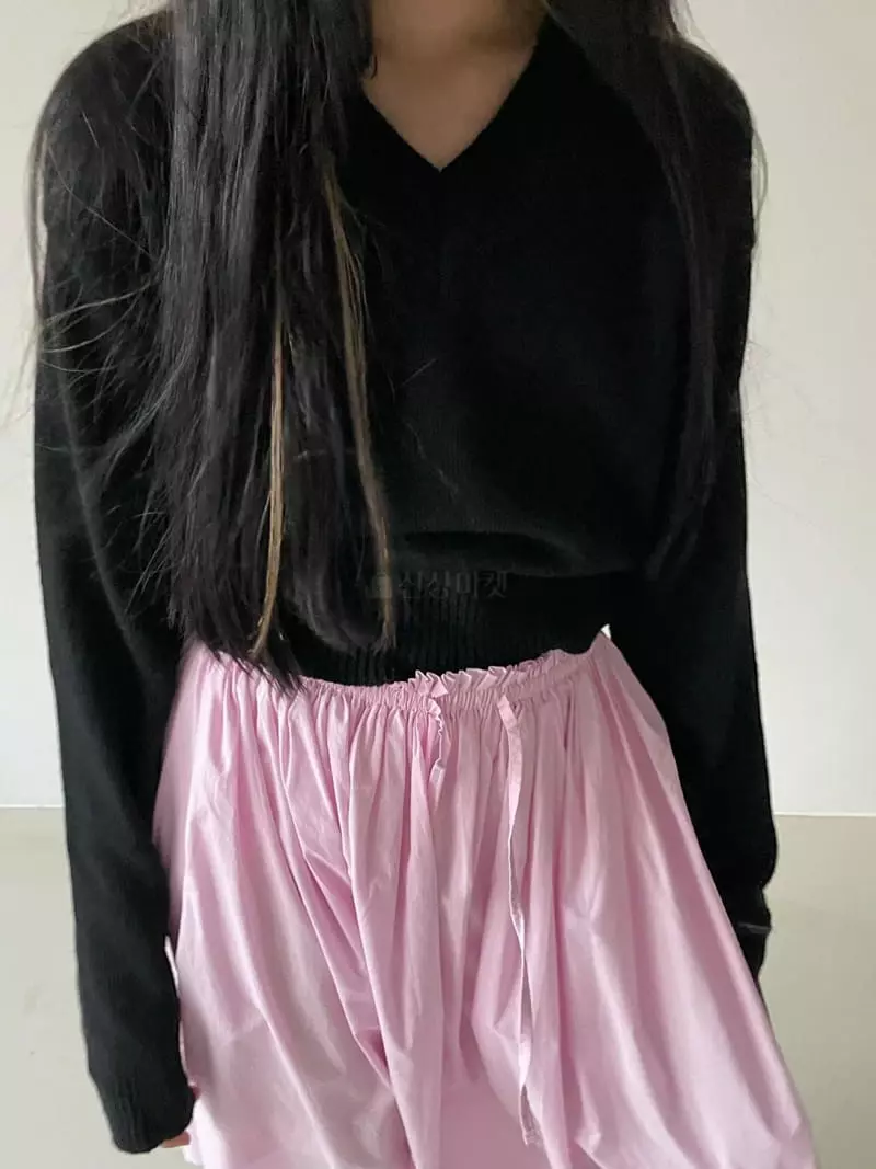 Via - Korean Women Fashion - #womensfashion - Daisy Knit Tee - 12
