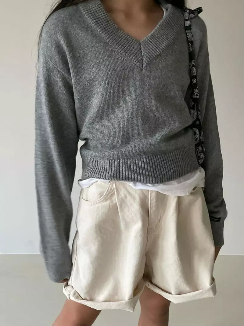 Via - Korean Women Fashion - #womensfashion - Daisy Knit Tee - 8