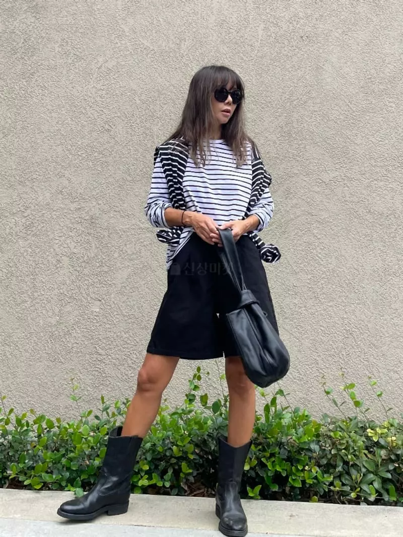 Via - Korean Women Fashion - #womensfashion - Dan Long Tee - 7