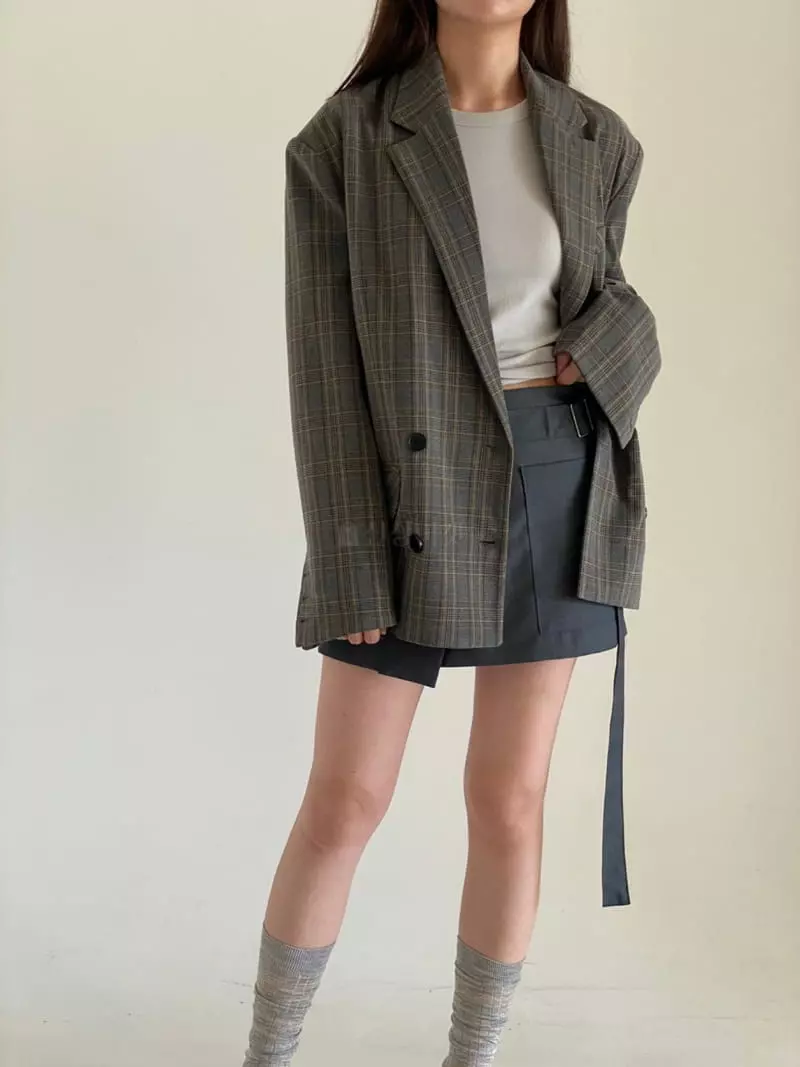 Villabutton - Korean Women Fashion - #momslook - Over Jacket - 12