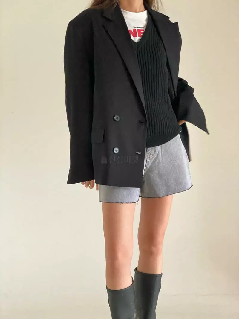 Villabutton - Korean Women Fashion - #momslook - Embo Vest - 10