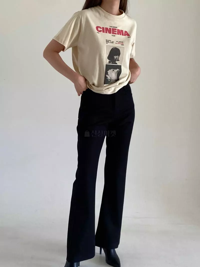 Villabutton - Korean Women Fashion - #momslook - Cinnema Paint Tee - 10