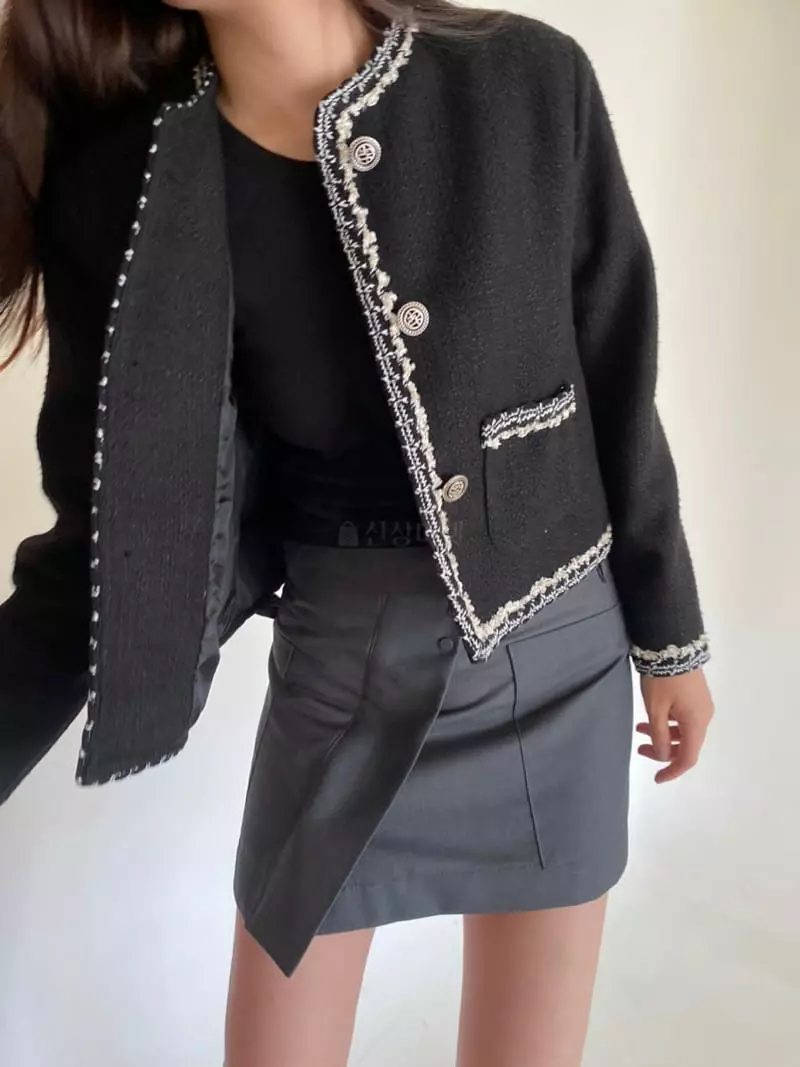 Villabutton - Korean Women Fashion - #pursuepretty - Twid Jacket - 8
