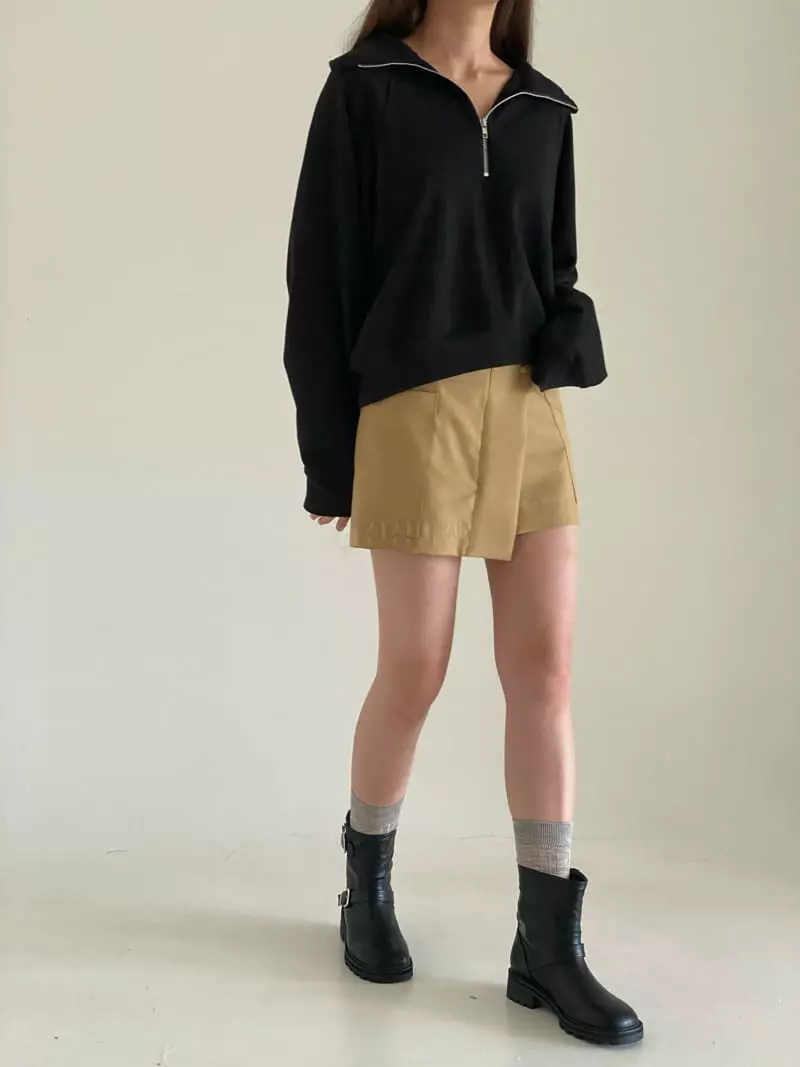 Villabutton - Korean Women Fashion - #pursuepretty - Zipper Mini skirt - 5