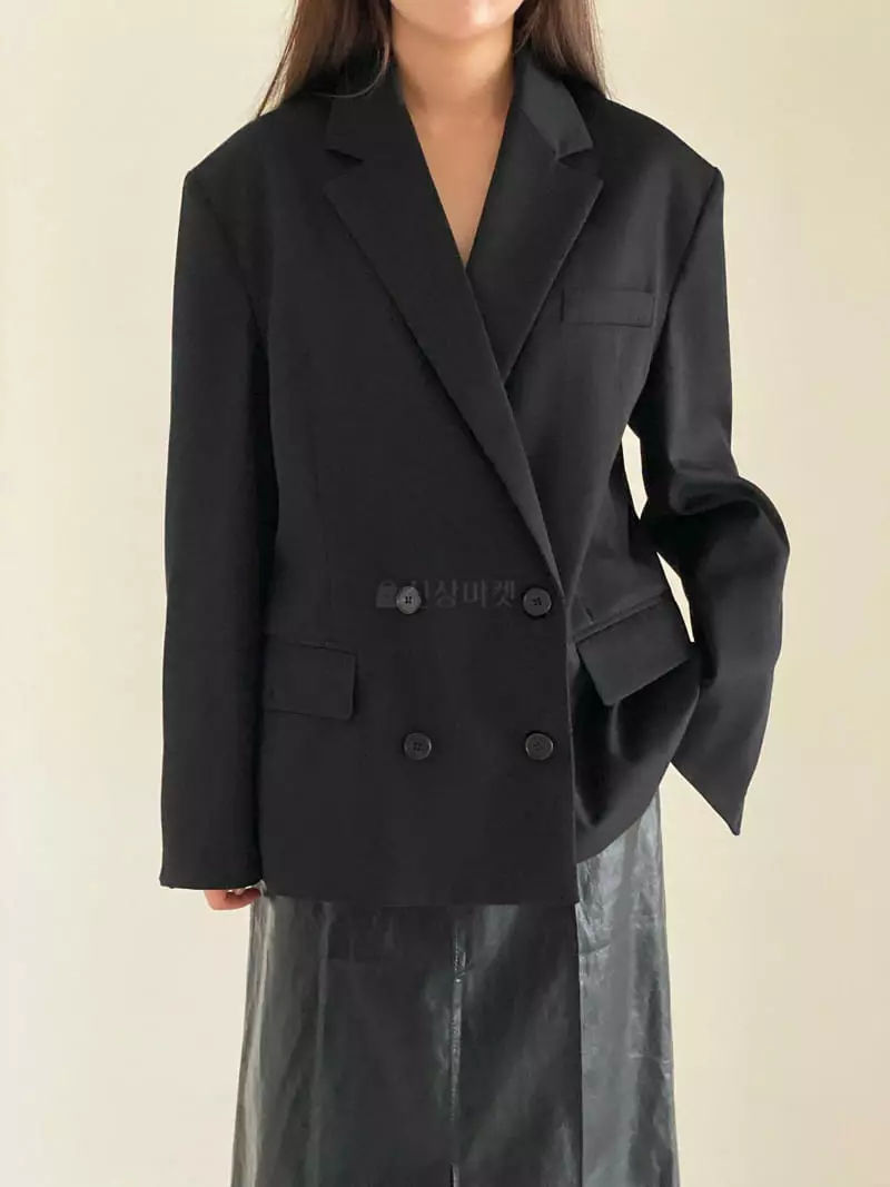 Villabutton - Korean Women Fashion - #vintagekidsstyle - Over Jacket - 4