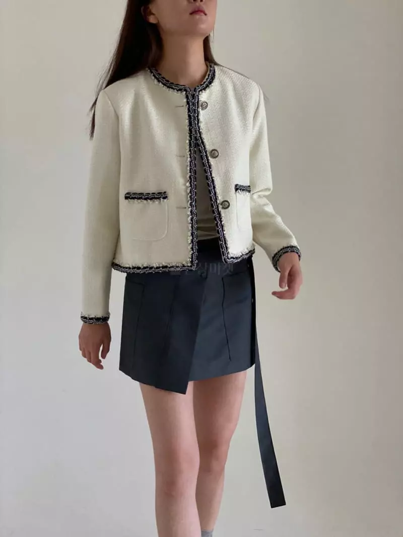 Villabutton - Korean Women Fashion - #restrostyle - Twid Jacket - 9