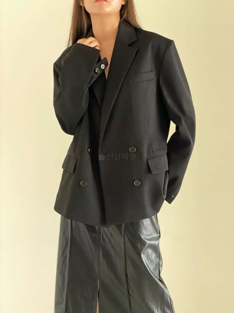 Villabutton - Korean Women Fashion - #restrostyle - Over Jacket - 5