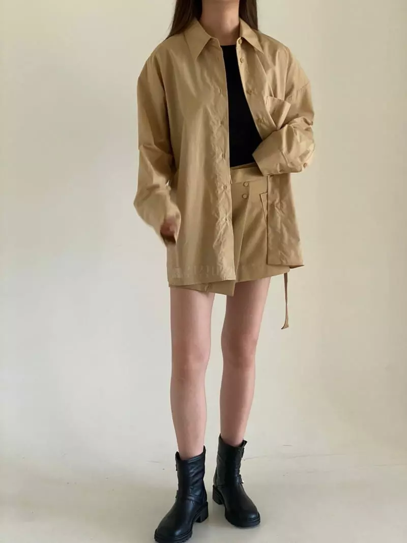 Villabutton - Korean Women Fashion - #romanticstyle - Over Shirt - 5