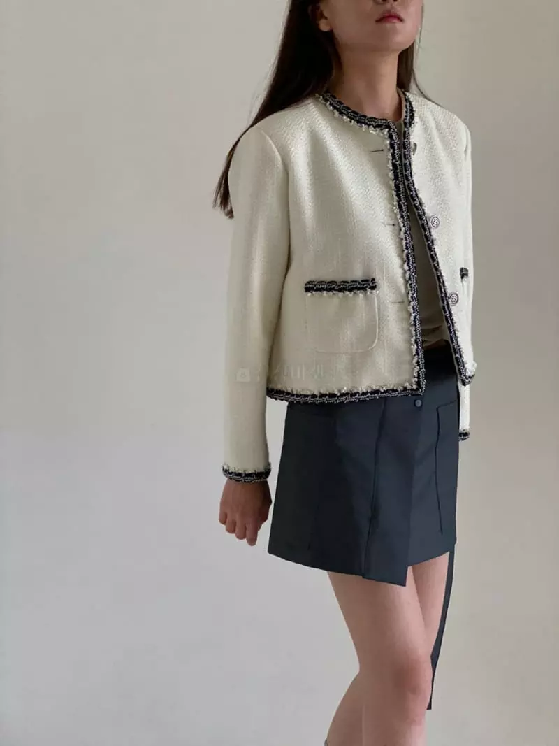 Villabutton - Korean Women Fashion - #shopsmall - Twid Jacket - 11