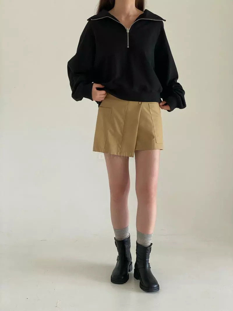 Villabutton - Korean Women Fashion - #shopsmall - Zipper Mini skirt - 8