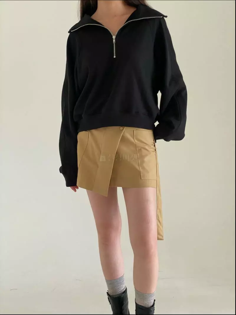 Villabutton - Korean Women Fashion - #thatsdarling - Zipper Mini skirt - 9