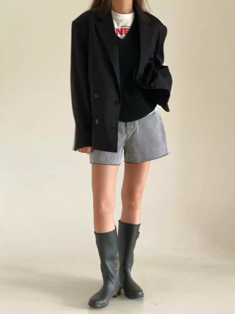 Villabutton - Korean Women Fashion - #thatsdarling - Over Jacket - 8