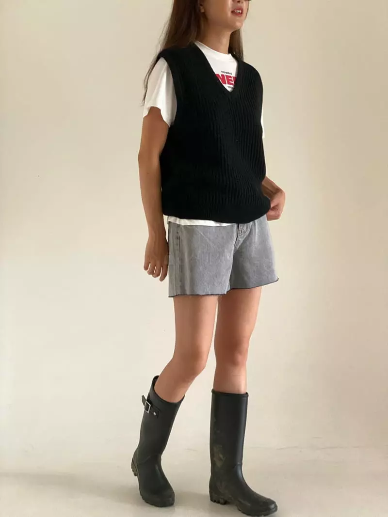 Villabutton - Korean Women Fashion - #thelittlethings - Embo Vest - 7