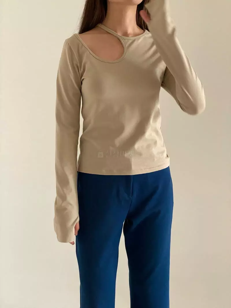 Villabutton - Korean Women Fashion - #thelittlethings - Unbal Whole Tee - 6