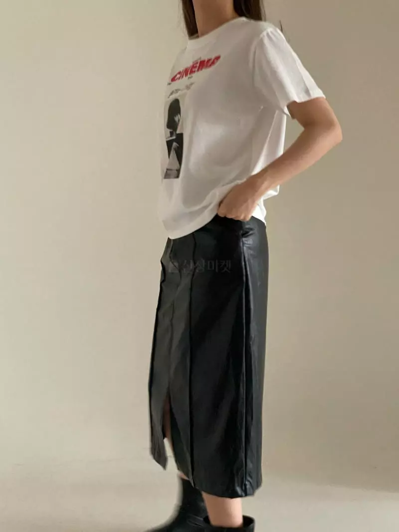 Villabutton - Korean Women Fashion - #thelittlethings - Cinnema Paint Tee - 5