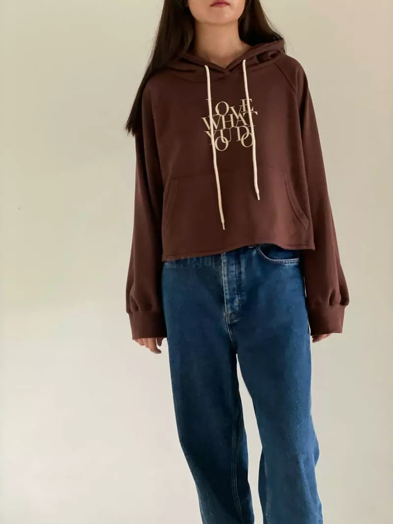 Villabutton - Korean Women Fashion - #thelittlethings - Lettering Hoody