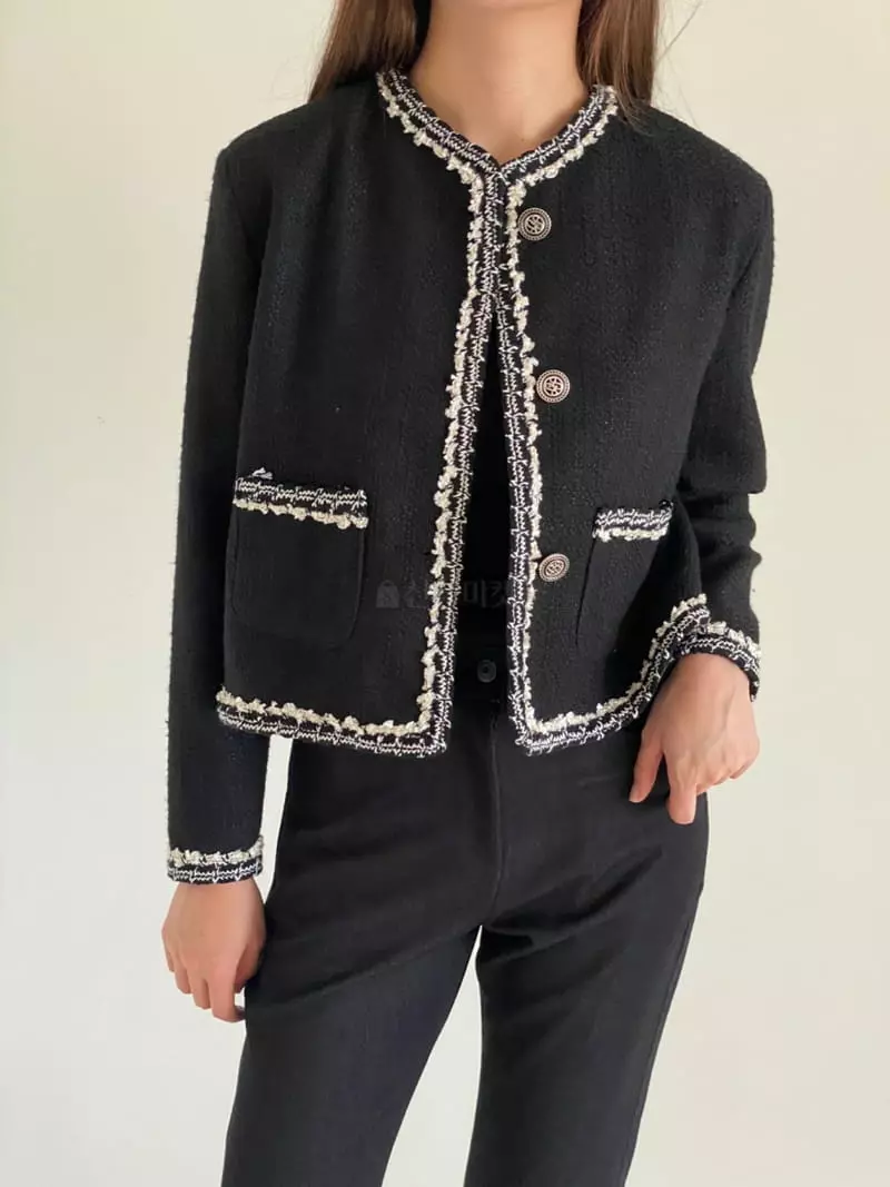 Villabutton - Korean Women Fashion - #vintageinspired - Twid Jacket - 6