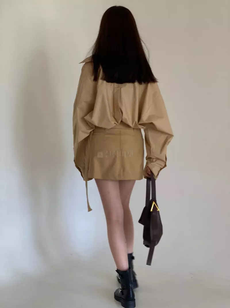 Villabutton - Korean Women Fashion - #vintageinspired - Zipper Mini skirt - 3
