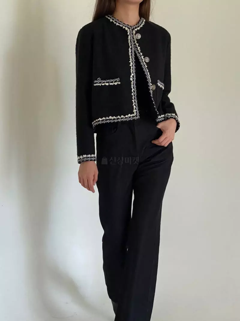 Villabutton - Korean Women Fashion - #vintagekidsstyle - Twid Jacket - 7