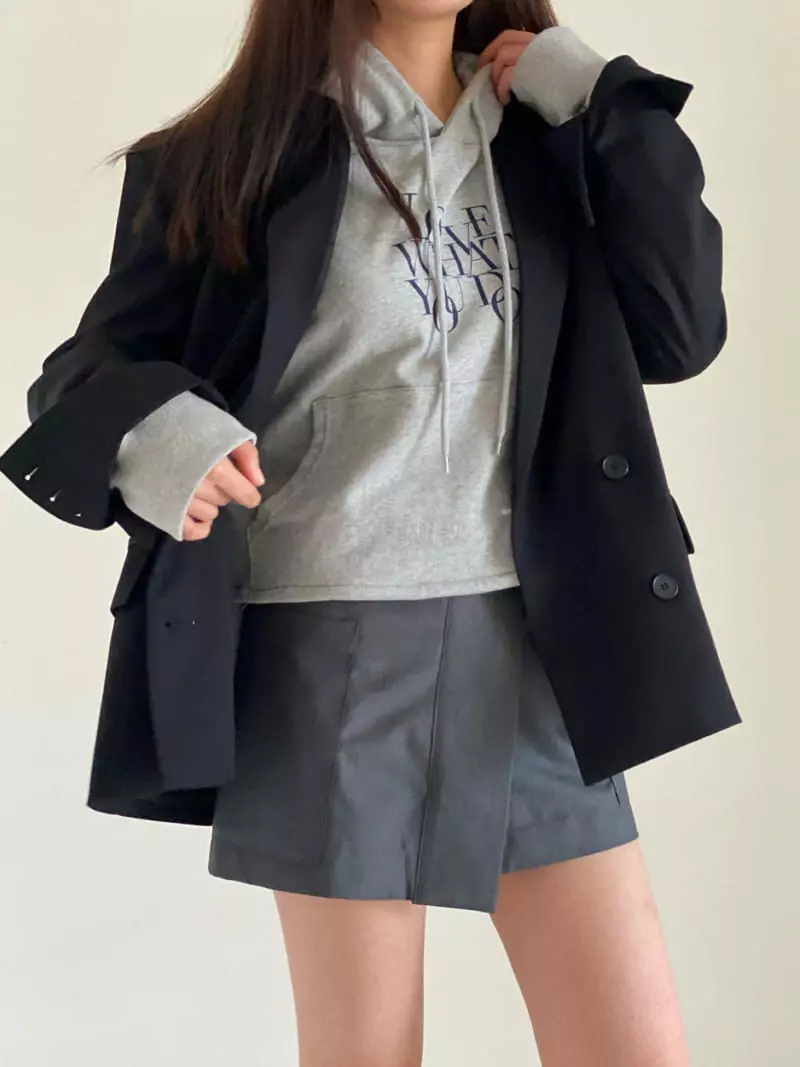 Villabutton - Korean Women Fashion - #vintagekidsstyle - Over Jacket - 3