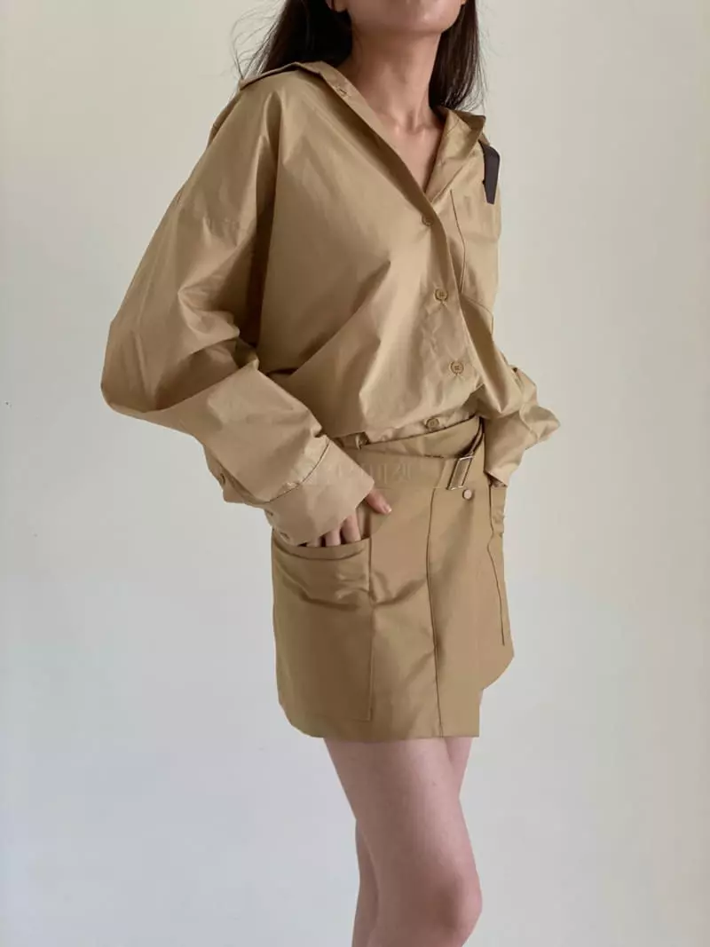 Villabutton - Korean Women Fashion - #vintagekidsstyle - Over Shirt - 2