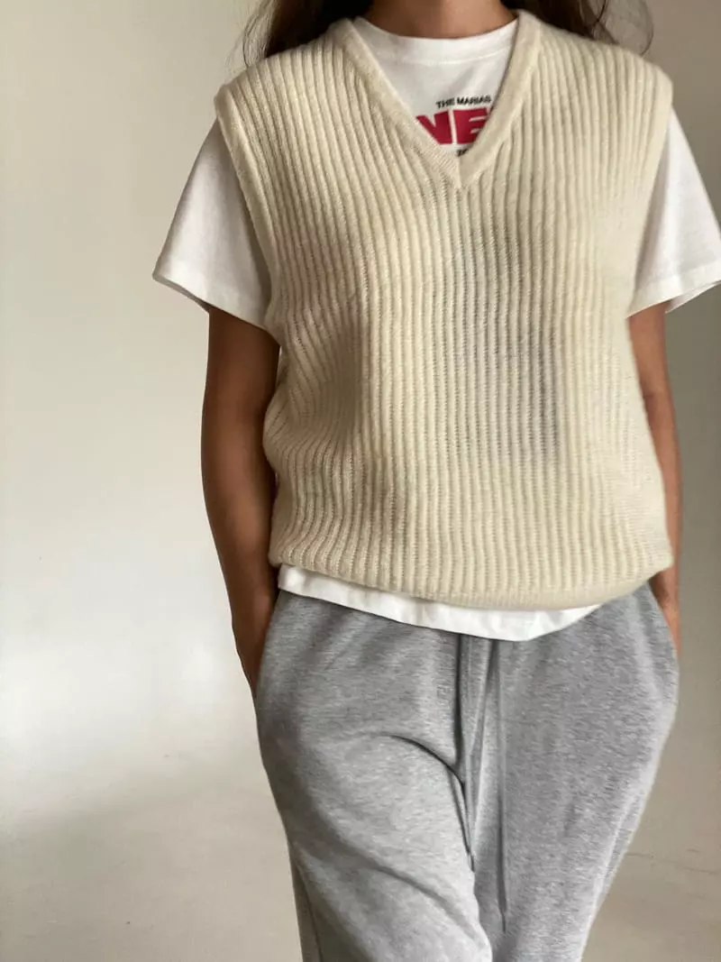 Villabutton - Korean Women Fashion - #vintagekidsstyle - Embo Vest