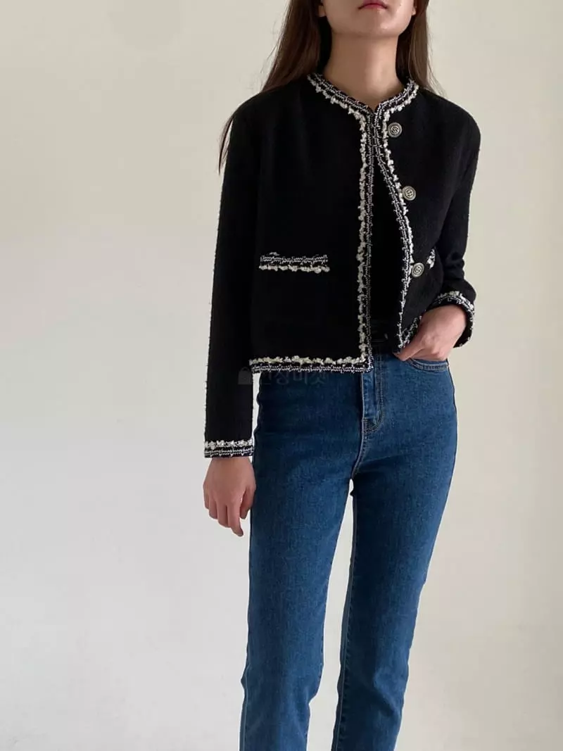 Villabutton - Korean Women Fashion - #womensfashion - Twid Jacket