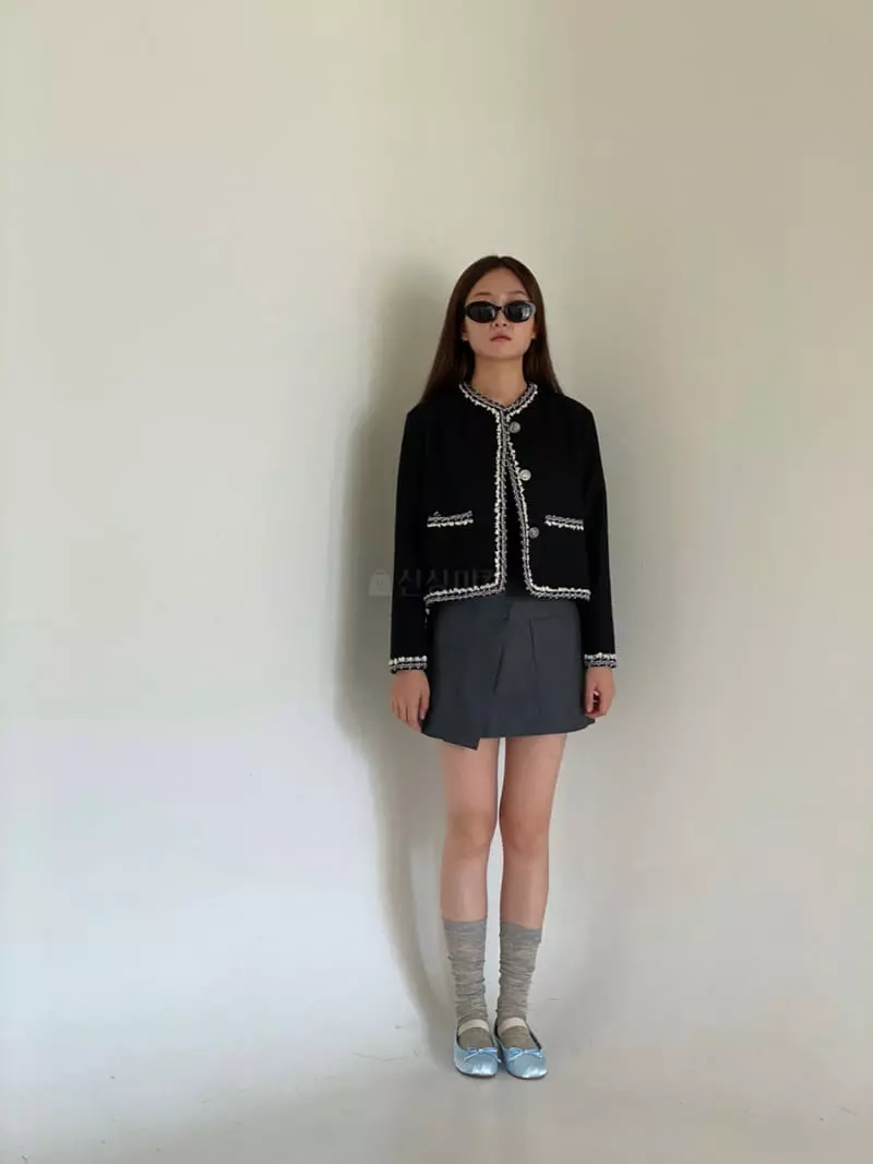 Villabutton - Korean Women Fashion - #womensfashion - Twid Jacket - 5