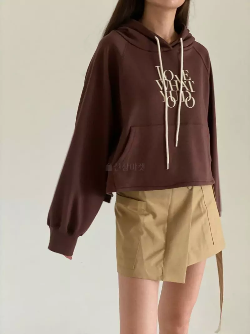 Villabutton - Korean Women Fashion - #womensfashion - Lettering Hoody - 5