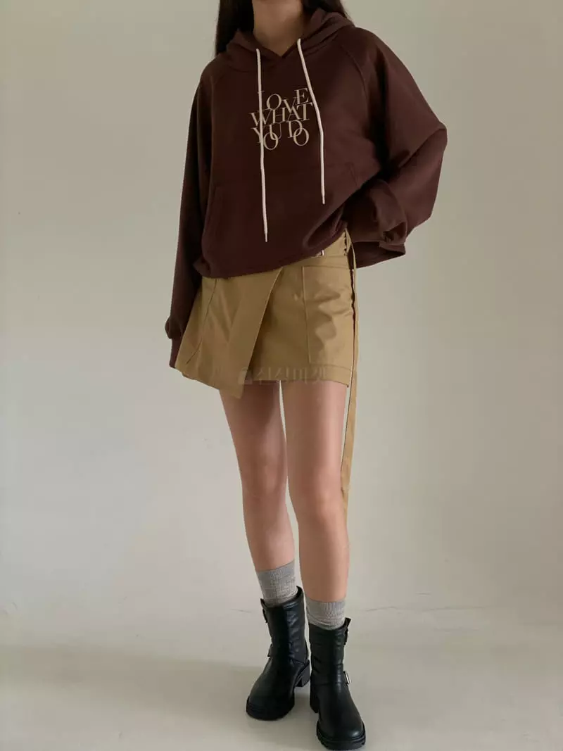 Villabutton - Korean Women Fashion - #womensfashion - Lettering Hoody - 7