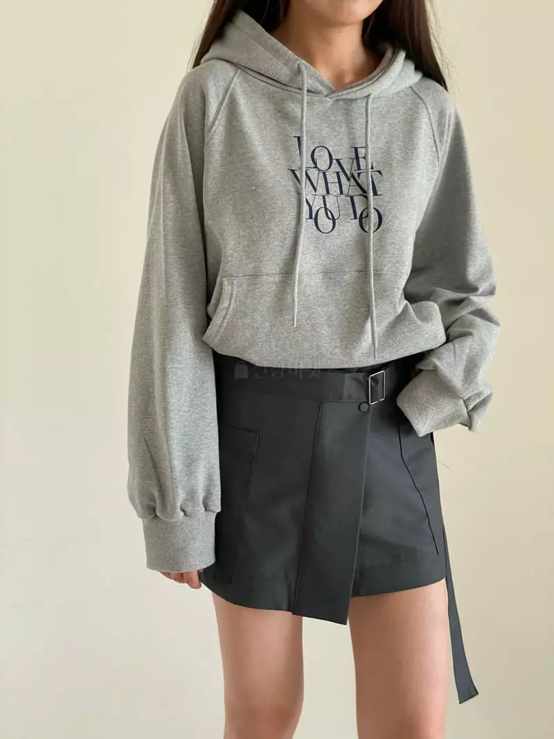 Villabutton - Korean Women Fashion - #womensfashion - Lettering Hoody - 9