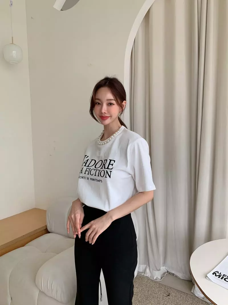 Vincent - Korean Women Fashion - #womensfashion - Jador Tee - 4