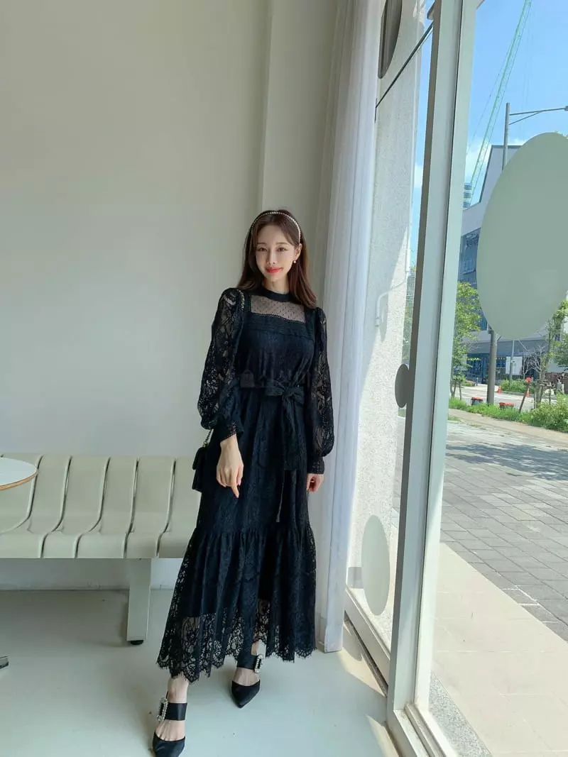Vincent - Korean Women Fashion - #momslook - Blan One-piece - 12
