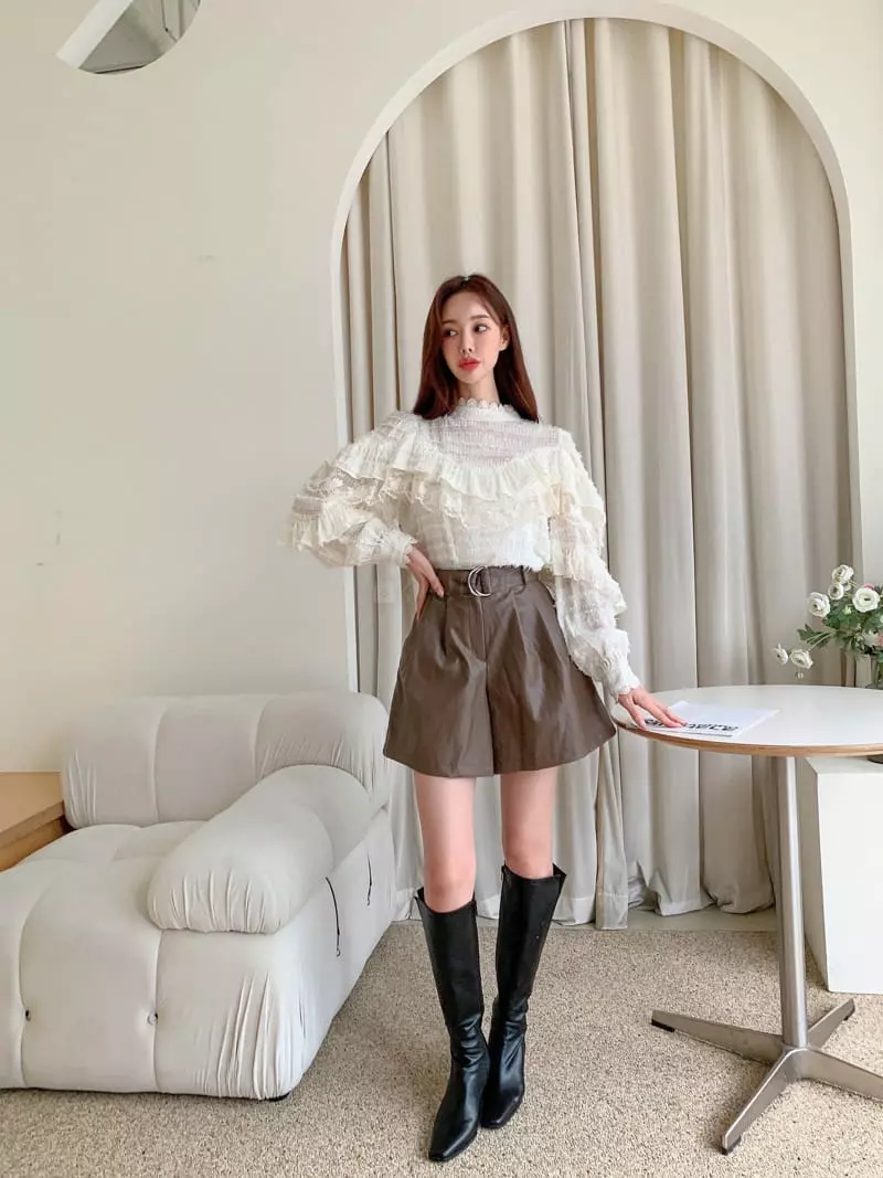 Vincent - Korean Women Fashion - #momslook - Rinkle Pants - 12