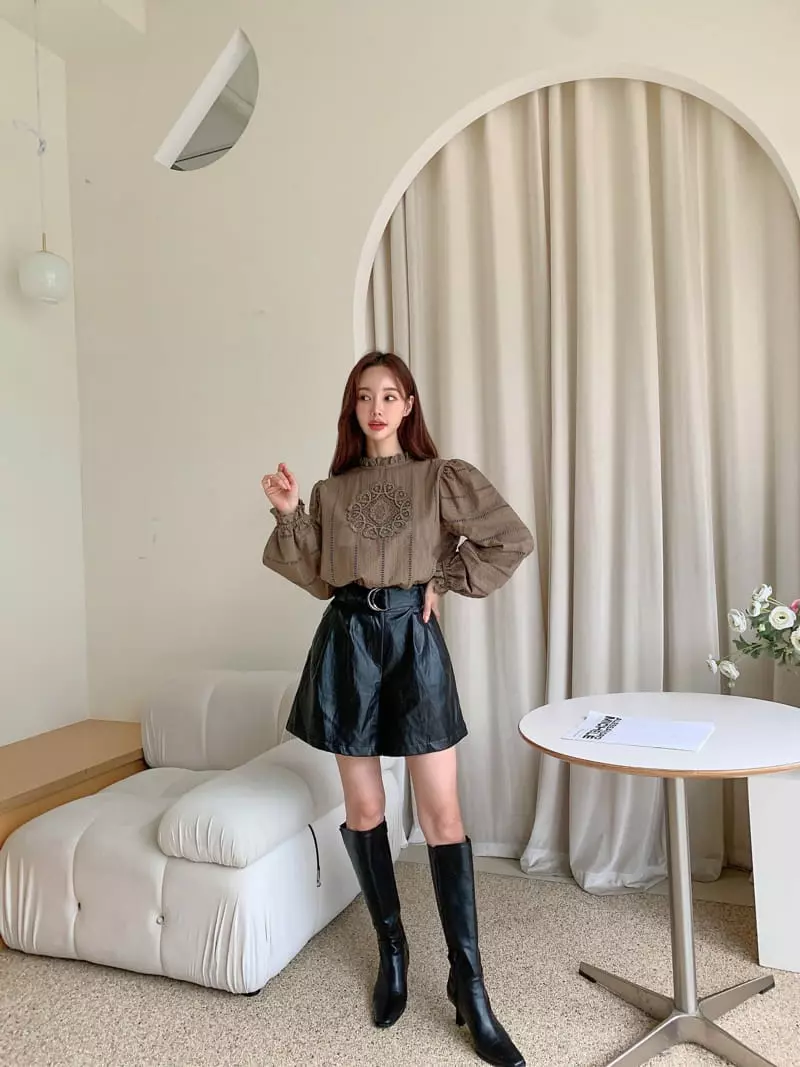 Vincent - Korean Women Fashion - #momslook - Rinkle Pants - 3