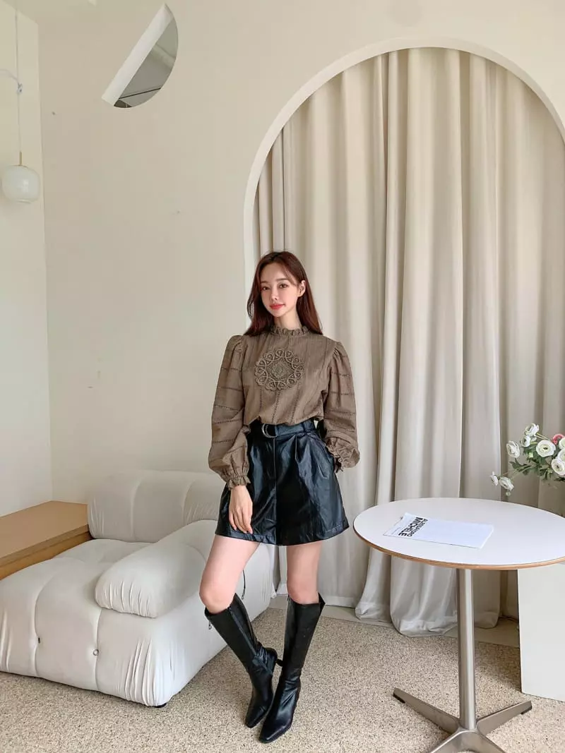 Vincent - Korean Women Fashion - #momslook - Rinkle Pants - 5