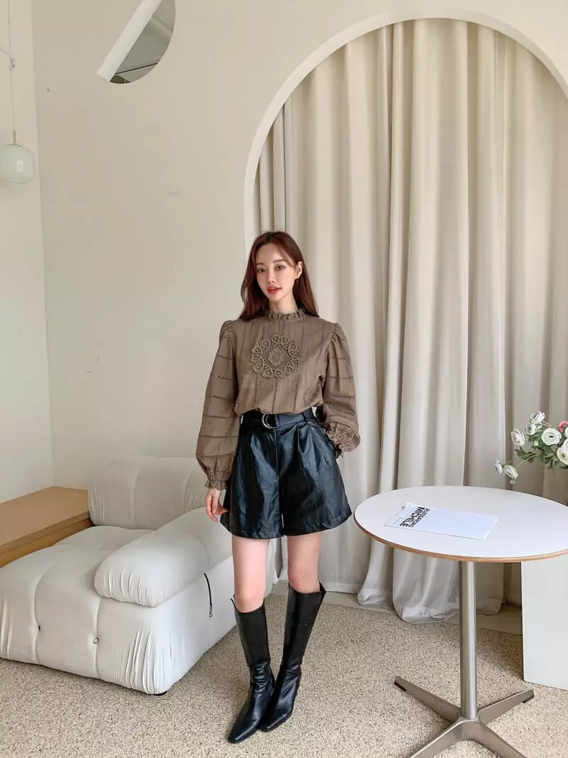 Vincent - Korean Women Fashion - #momslook - Rinkle Pants - 7