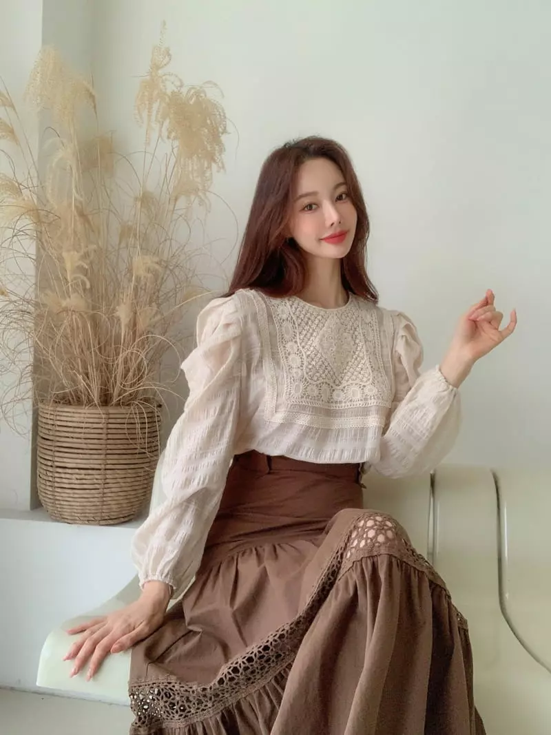 Vincent - Korean Women Fashion - #momslook - Lena Blouse