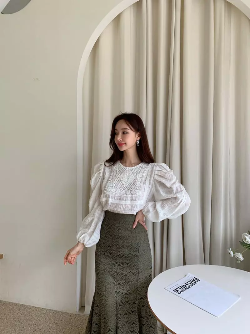 Vincent - Korean Women Fashion - #momslook - Lena Blouse - 10