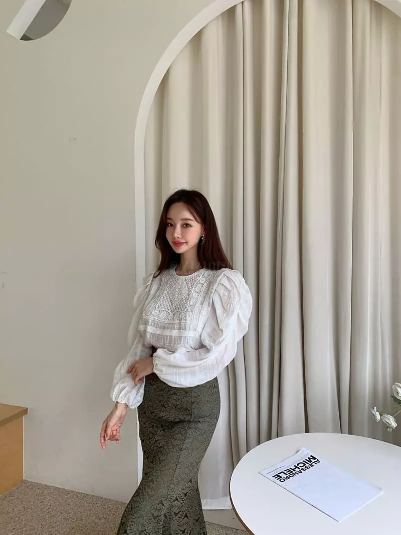 Vincent - Korean Women Fashion - #momslook - Lena Blouse - 11