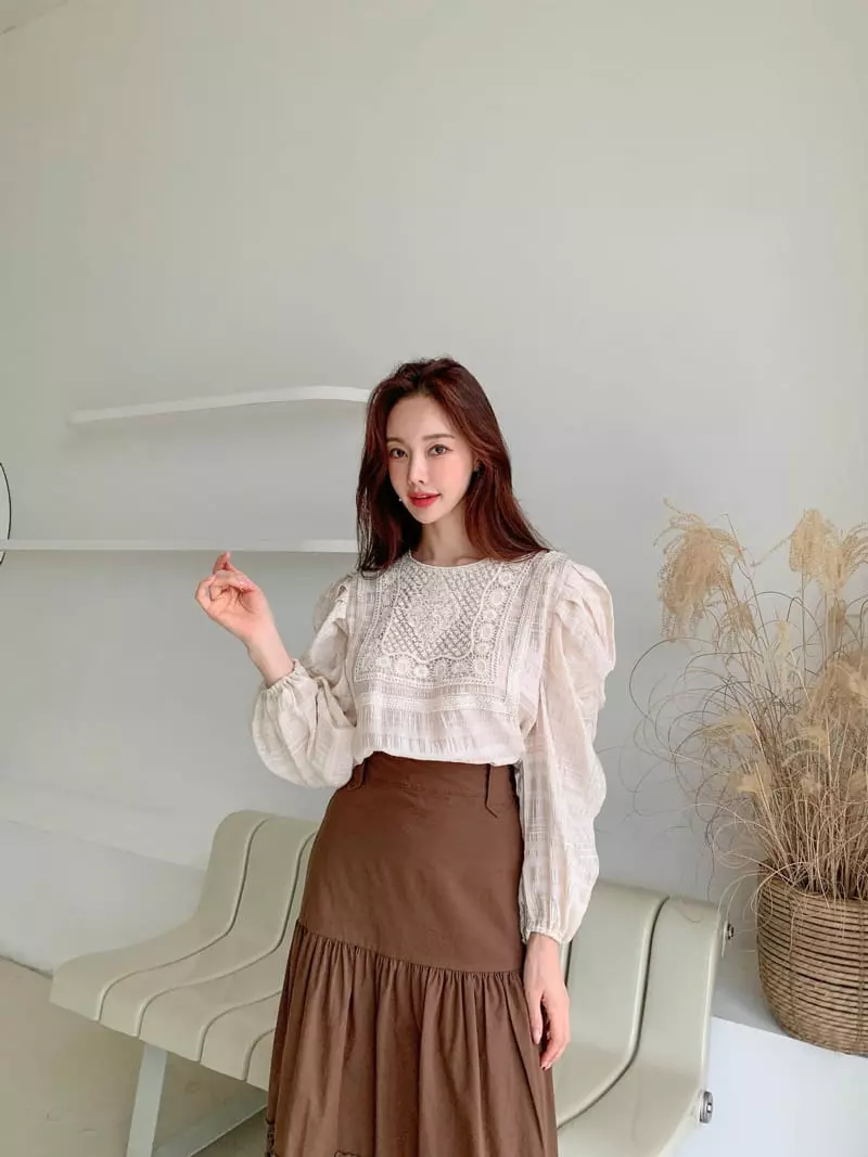 Vincent - Korean Women Fashion - #momslook - Lena Blouse - 5