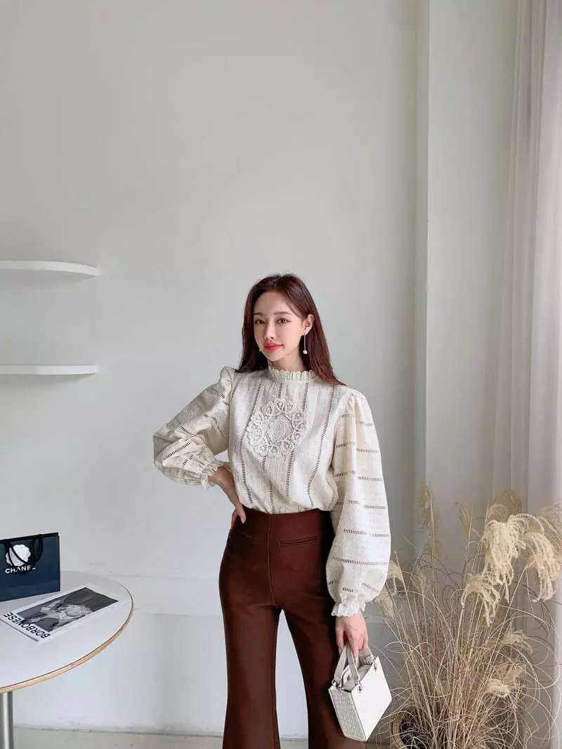 Vincent - Korean Women Fashion - #momslook - Dia Blouse - 8