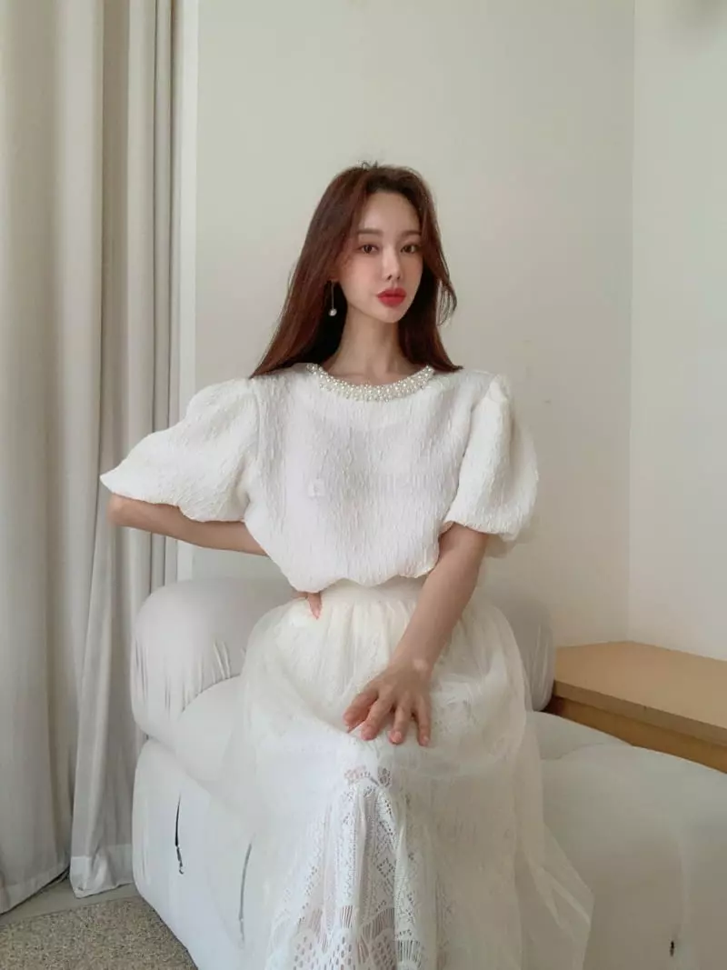 Vincent - Korean Women Fashion - #momslook - Gloe Blouse - 8