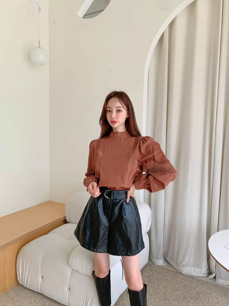 Vincent - Korean Women Fashion - #momslook - Pintuck Blouse - 9