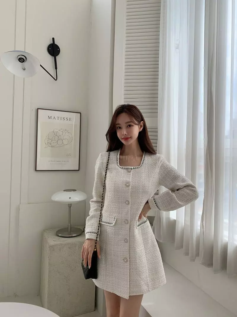 Vincent - Korean Women Fashion - #momslook - Cocker One-piece - 5