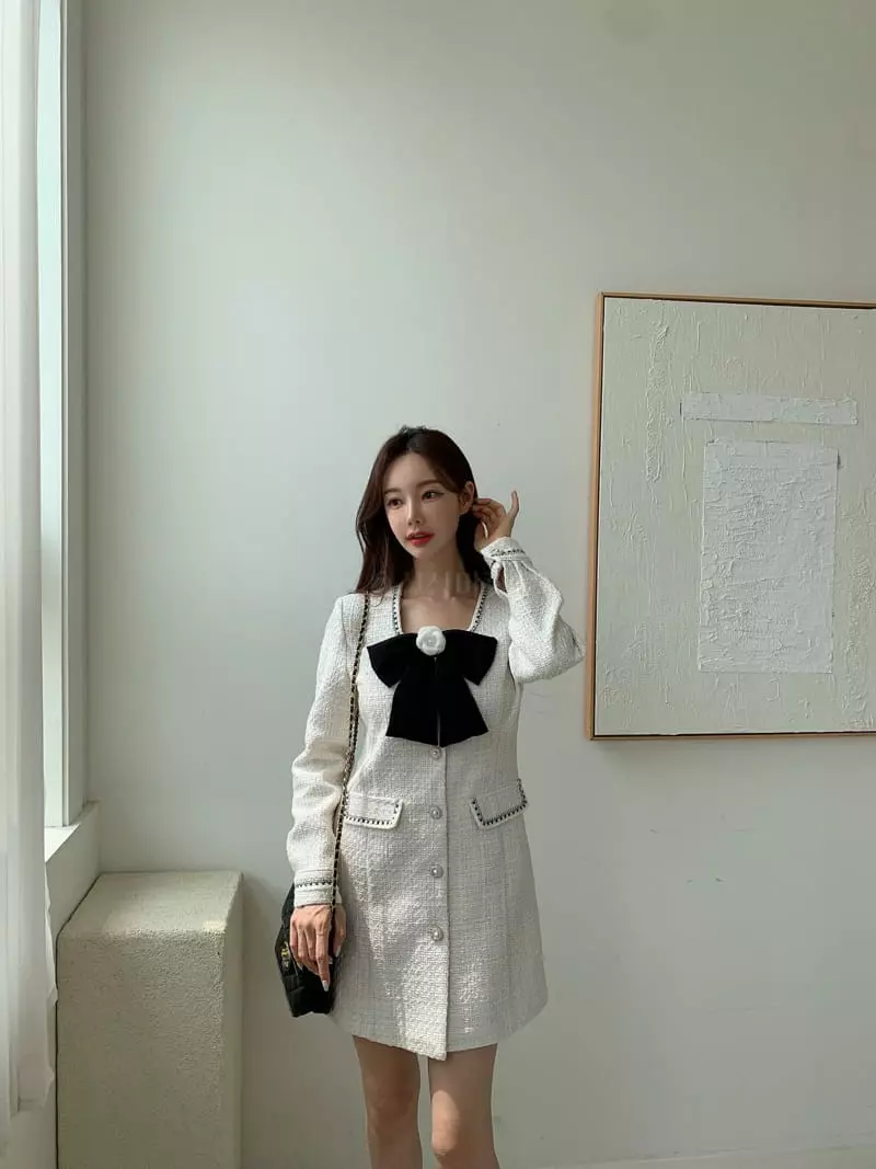 Vincent - Korean Women Fashion - #momslook - Cocker One-piece - 7