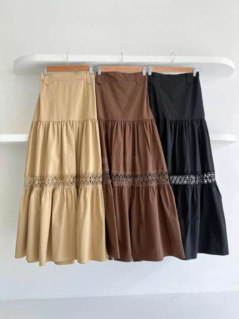 Vincent - Korean Women Fashion - #restrostyle - Paris Skirt