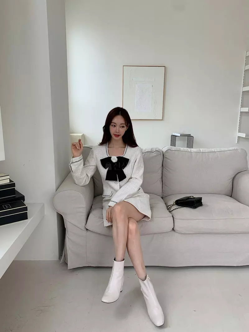 Vincent - Korean Women Fashion - #romanticstyle - Cocker One-piece