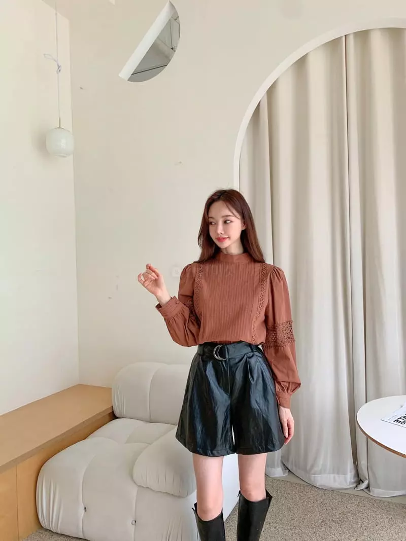 Vincent - Korean Women Fashion - #shopsmall - Pintuck Blouse - 6